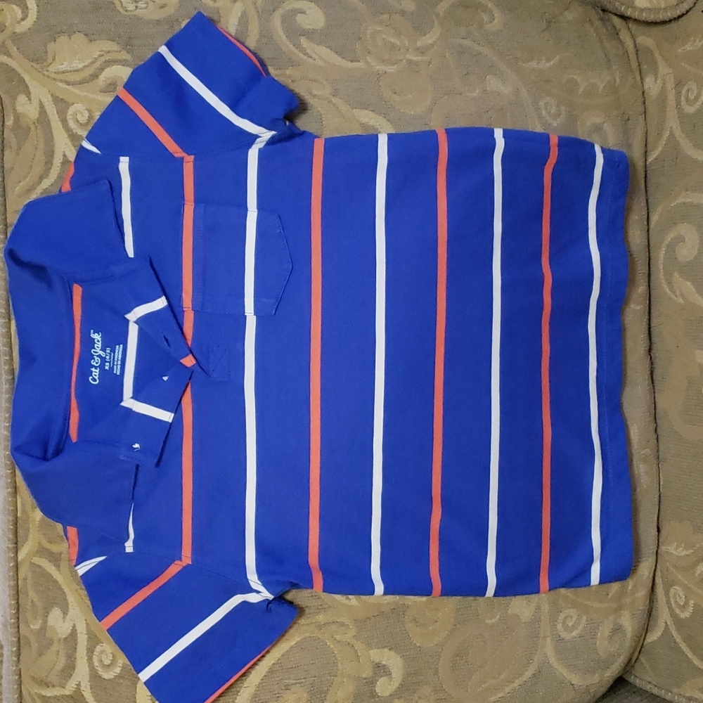 Cat & Jack  boys collar pool shirt.